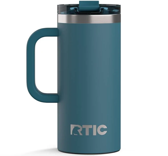 RTIC 16 oz Ceramic Lined Insulated Road Trip Travel Mug