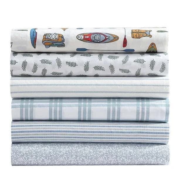 Eddie Bauer Printed Cotton Percale Sheet Sets