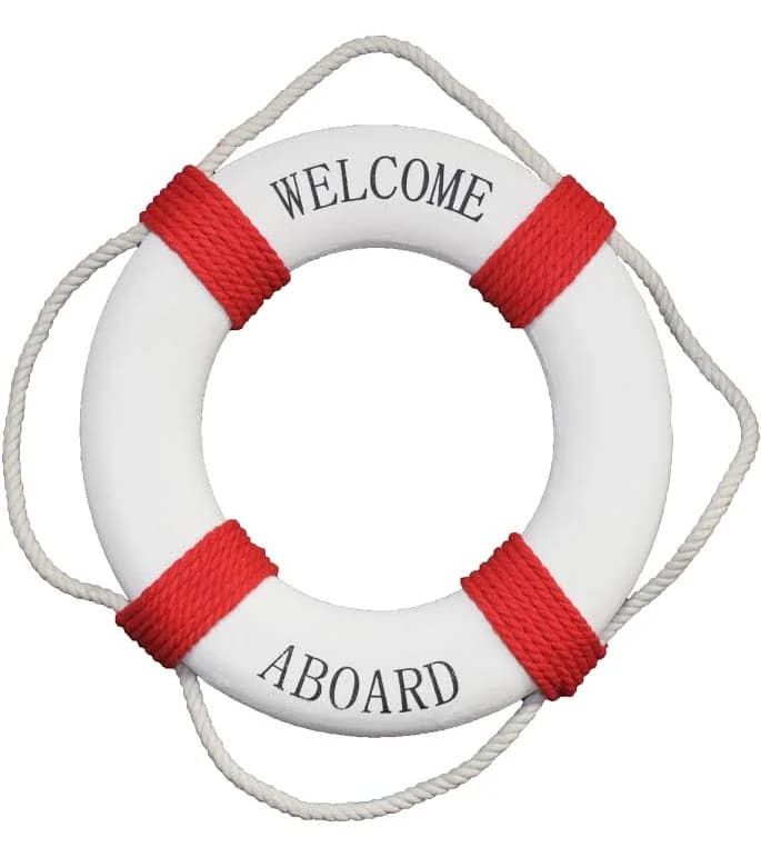 Welcome Aboard Life Ring