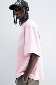 Oversized-Fit Boxy T-Shirt - Pink - Men | H&M US