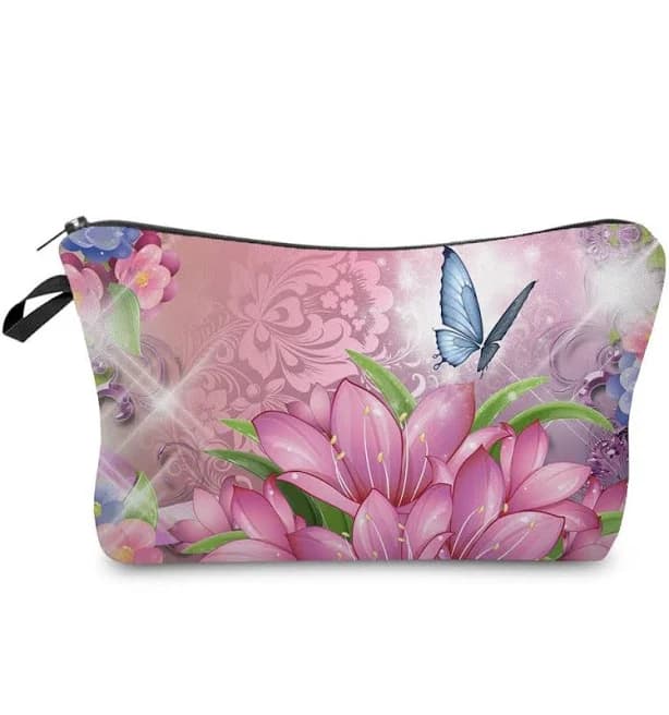 Livel lhood Butterfly Makeup Bag