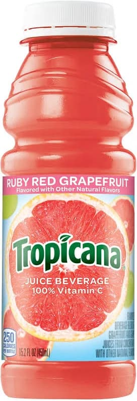 Tropicana Juice Ruby Red Grapefruit