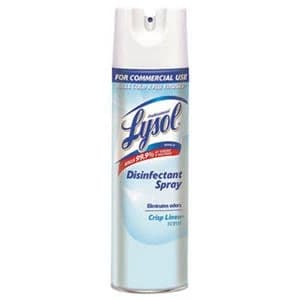 Diversey LYSOL Brand Aerosol Disinfectant Spray Crisp Linen Scent 12x 19Oz SKU#Diversey-CB748286