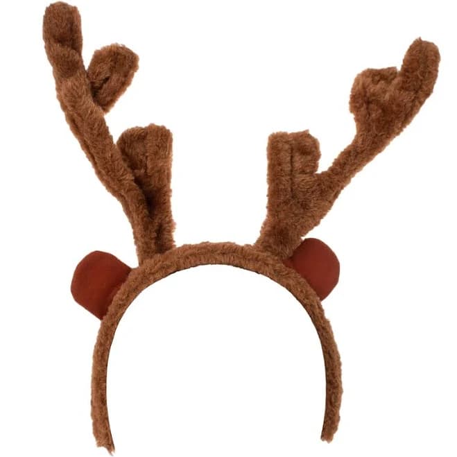 Hayes Deluxe Plush Christmas Reindeer Antlers Headband