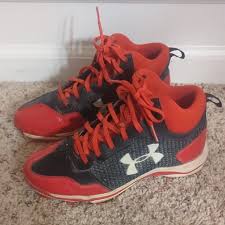 Under Armour | Shoes | Under Armour Red And Black Sneakers With Mesh Upper | Poshmark
