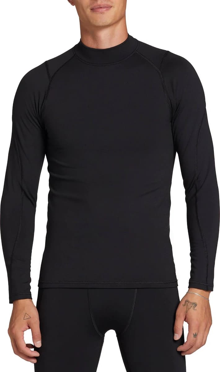 DSG Men's Cold Weather Compression Mock Neck Long Sleeve Shirt