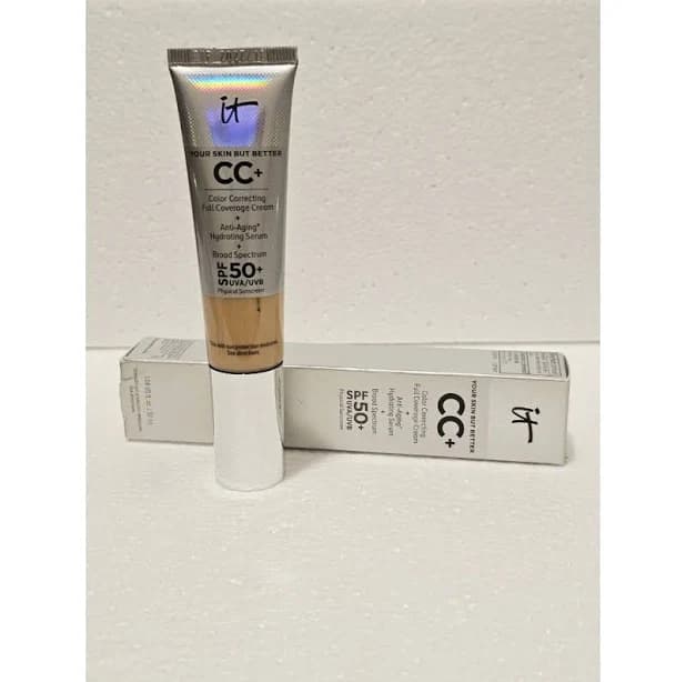 It Cosmetics Makeup | New It Cosmetics Cc+ Cream Full-Coverage Foundation With Spf 50+ Shade Light | Color: Cream | Size: Os | Fashionjungle01's