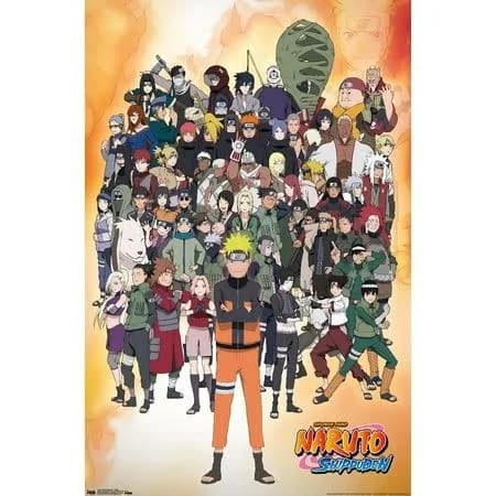 Trends International Naruto Shippuden - Group Wall Poster