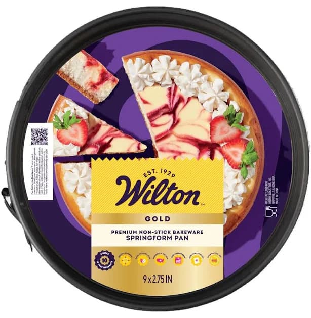 Wilton Gold Non-Stick Bakeware Springform Pan 9"