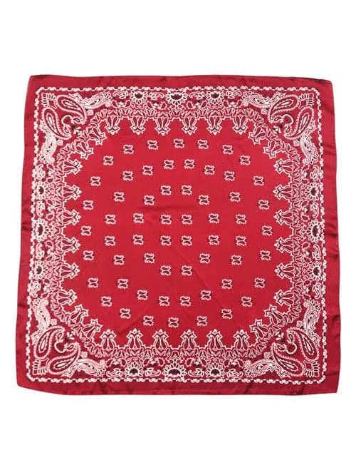 Petit Moments Bandana Print Square Scarf