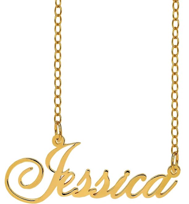 Personalized Script Name Necklace