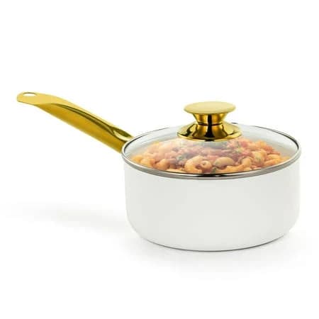 holstein Housewares 2.5qt Ceramic Nonstick Sauce Pan