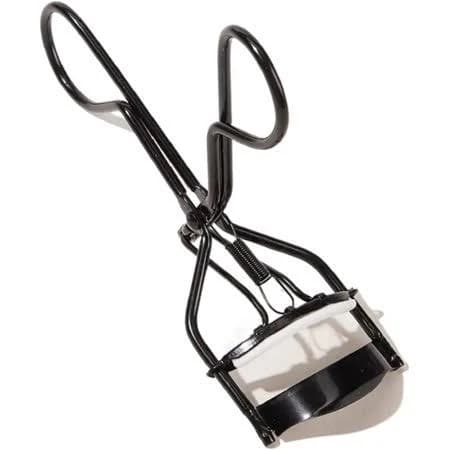 Premium Eyelash Curler for Women, Professional Stainless Steel Lash Curler with Silicone Pads, Lifts & Curls Lashes Comfortably, Black
