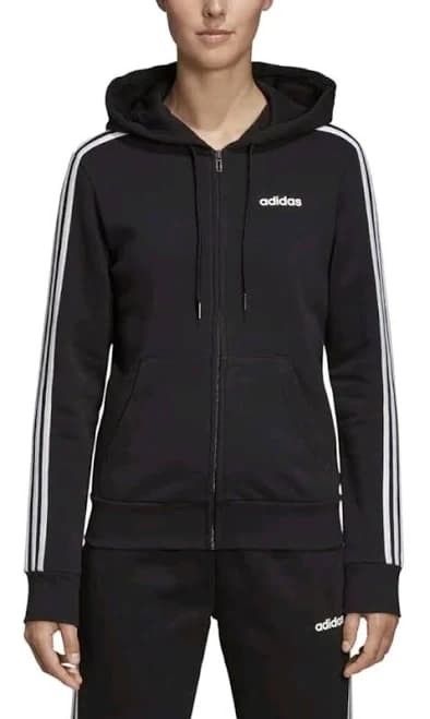 Adidas Women's Essentials 3 Stripes Hoodie