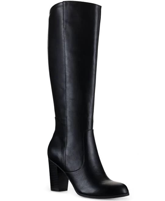 Style & Co Women's. Addyy Leather Knee-High Boots