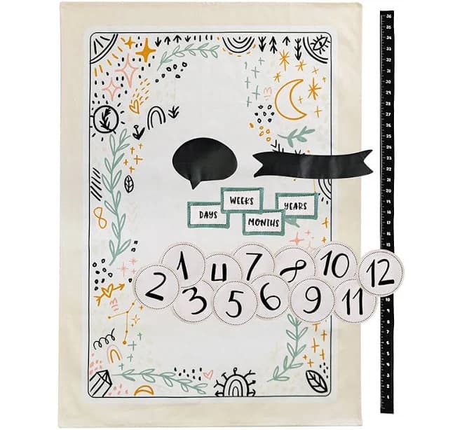 Wonder & Wise Milestone Baby Mat