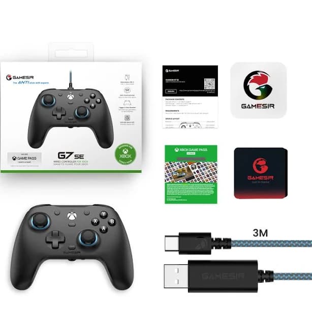 G7 SE Wired Controller for Xbox Series X|S, for Xbox One 11, Plug And Play Gaming Gamepad with Hall Effect Joysticks/Hall Trigger, 3.5Mm Audio Jack -