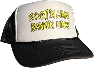 Trucker Hat for Men or Women, Vintage Fit with Funny Novelty Graphic, Custom Mesh Cap