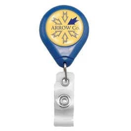 Custom Round Badge Reels with Belt Clip
