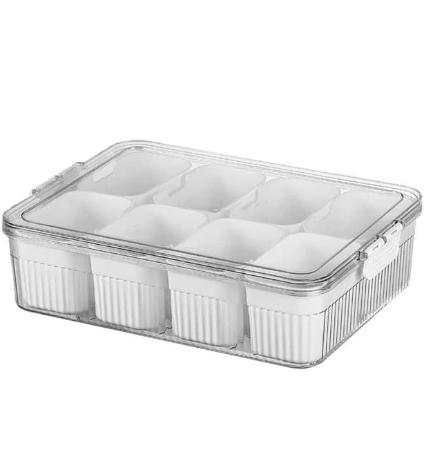 Rebrilliant Divided Serving Tray with Lid