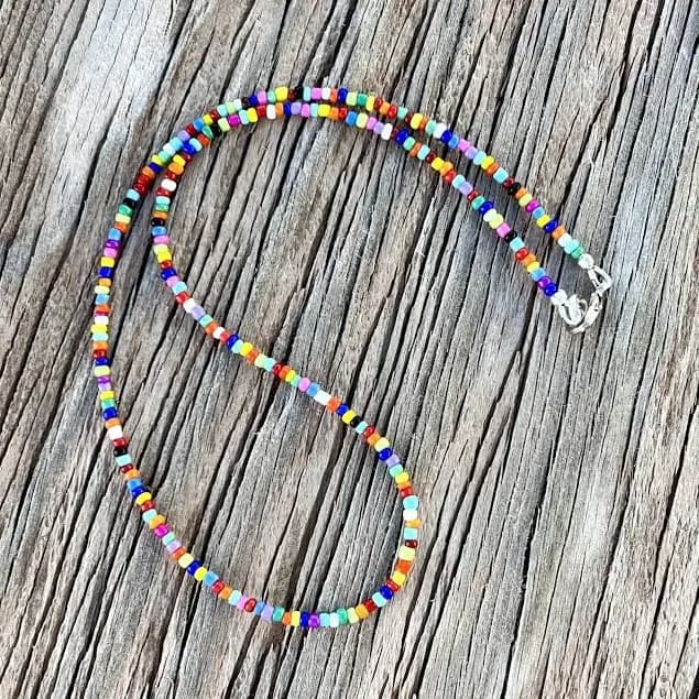 Minimalist Seed Bead Necklace