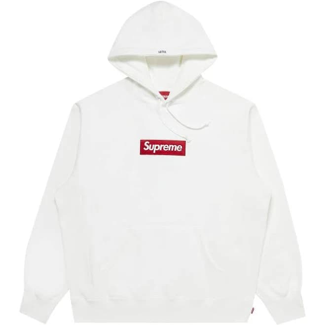 Supreme Box Logo Hooded Sweatshirt 'White' | Men's Size XL