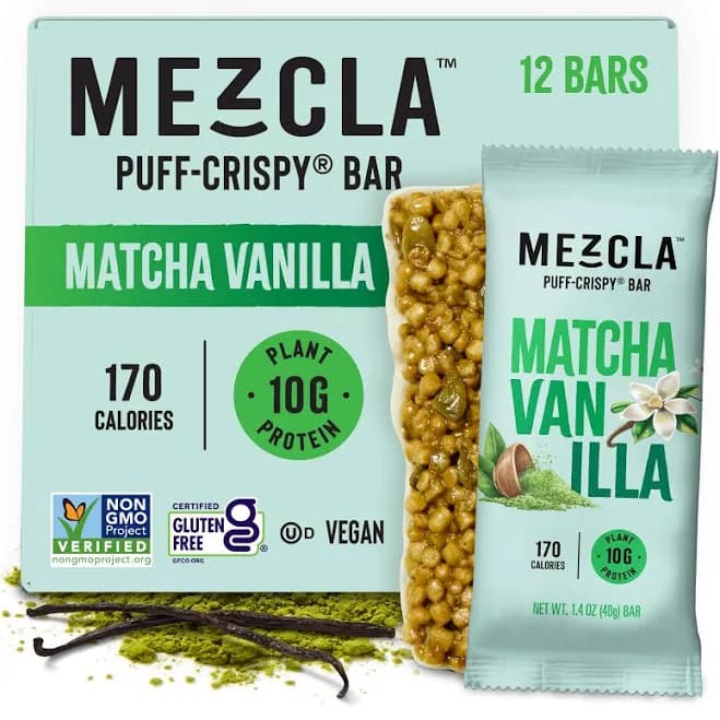 Mezcla Matcha Vanilla Protein Bar