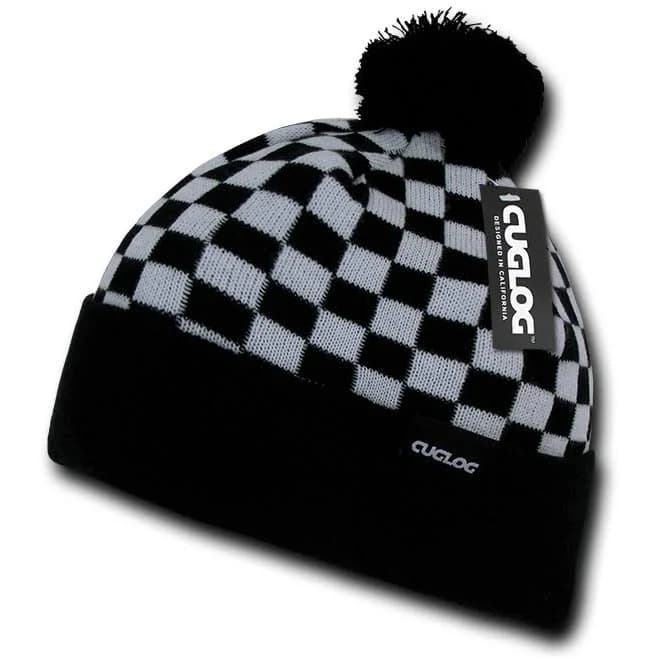 Cuglog Changbai Checker Beanie