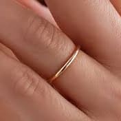 Minimalist Sterling Silver Stackable Ring
