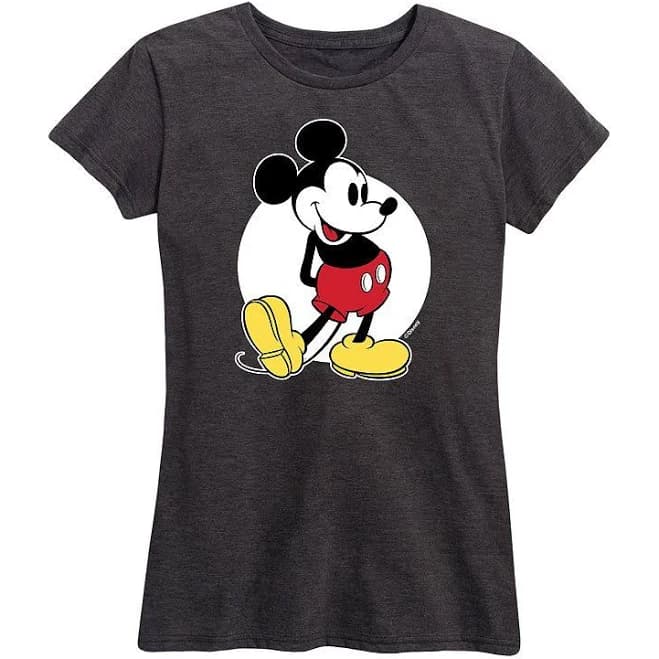 Disney Women's Mickey Mouse Classic Graphic T-Shirt