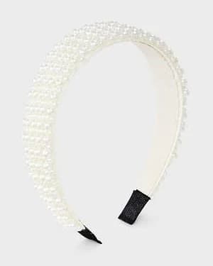 Faux Pearl Headband