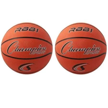 Champion Sports Official Size Rubber Basketball
