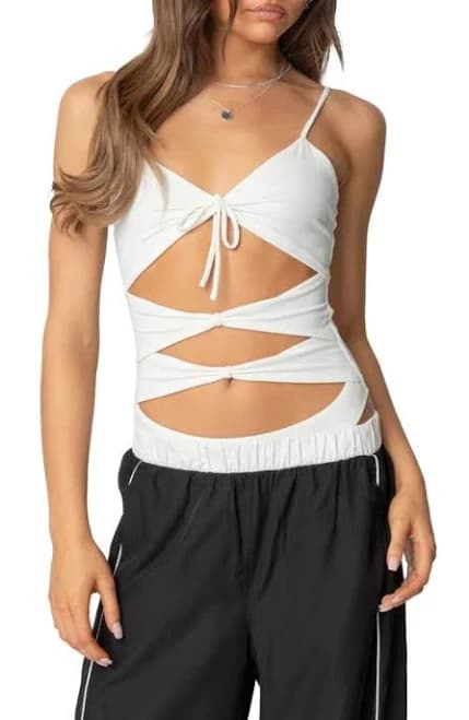 Edikted Women's Serene Cut Out Bodysuit