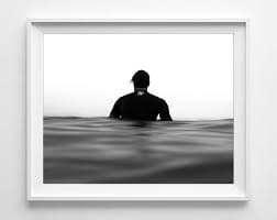 Amazon.com: Black and White Surfing Photography Photographic Prints, Set of 4, UNFRAMED, Surf Surfboard Beach Art Decor Poster Sign, Customizable Sizes : Handmade Products