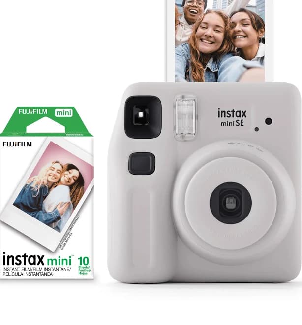Fujifilm Instax Mini SE Instant Camera with Bonus 10 Pack Mini Film