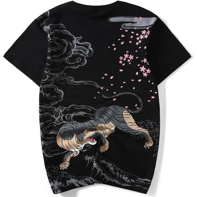 Fearless Tiger Painted T-Shirt