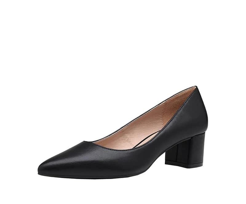 Dream Pairs Womens Chunky Low Block Heels Closed Toe Dress Pumps Shoes Dpu212
