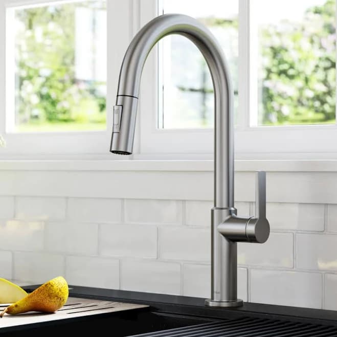 Kraus Oletto Single Handle Pull-Down Kitchen Faucet