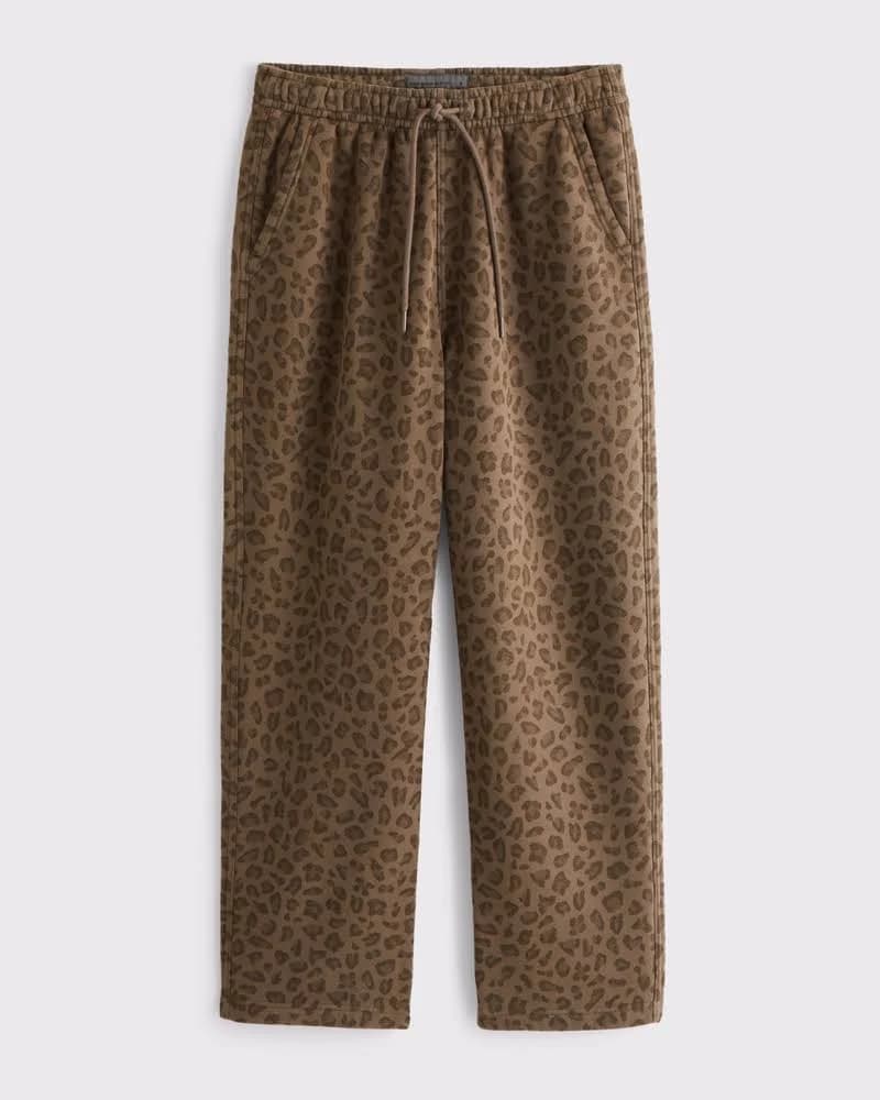 Abercrombie & Fitch Men's Essential Baggy Open-Hem Sweatpant
