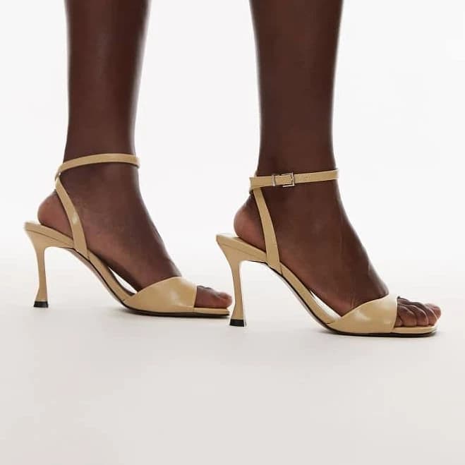 Topshop Giula Heeled Two Part Sandals