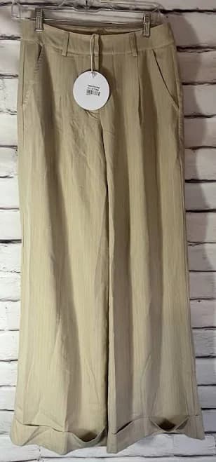 Princess Polly Women's Size 6 Beige Flared Pants