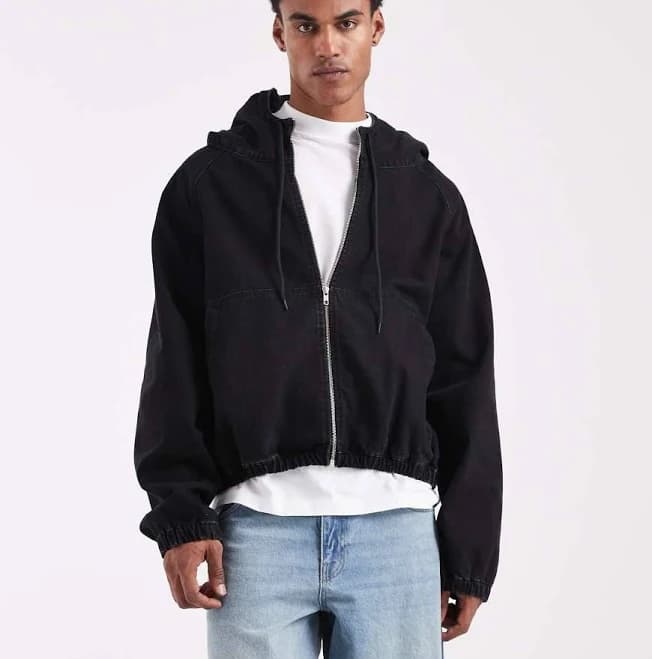 ASOS Design Hooded Denim Jacket