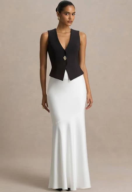 Lilah Satin Maxi Skirt