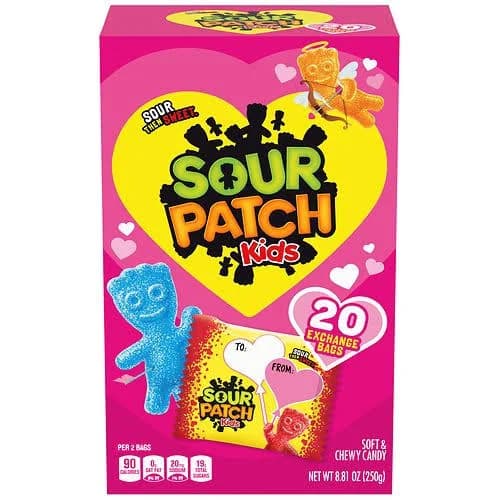 Sour Patch Kids Candy Soft & Chewy 20 Ct