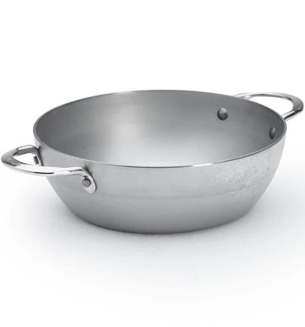 de buyer Mineral B Carbon Steel Country Fry Pan 2 Handles