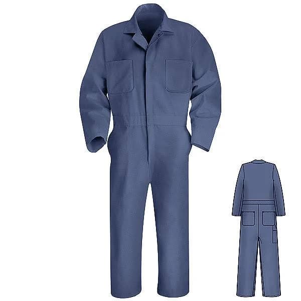 Red Kap Men's Twill Action Back Coverall