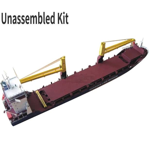 1:400 Scale 30cm Long Gdansk Cargo Ship Model Handmade Diy Model Paper