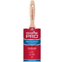 Wooster Pro White China Bristle Flat Brush