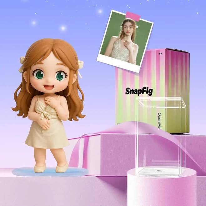 Custom 3D Figurine: Turn Any Photo into a Personalized Statue 1 Person / 10 cm = 3.93 in / Chibi