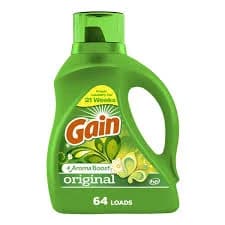 Gain Laundry Detergent Liquid Original High Efficiency He 64 Loads Each (1)